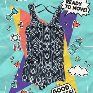 Jala Clothing Stylish Swimwear in Black and White